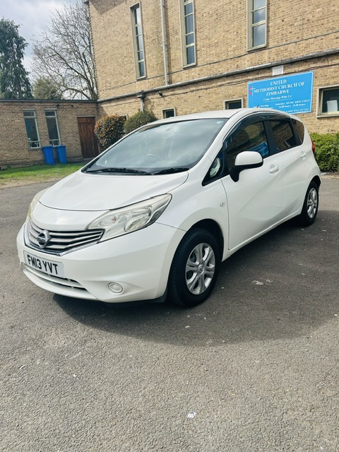 2013 Nissan Note 1.2 Liter Petrol Automatic – 5 Doors – White