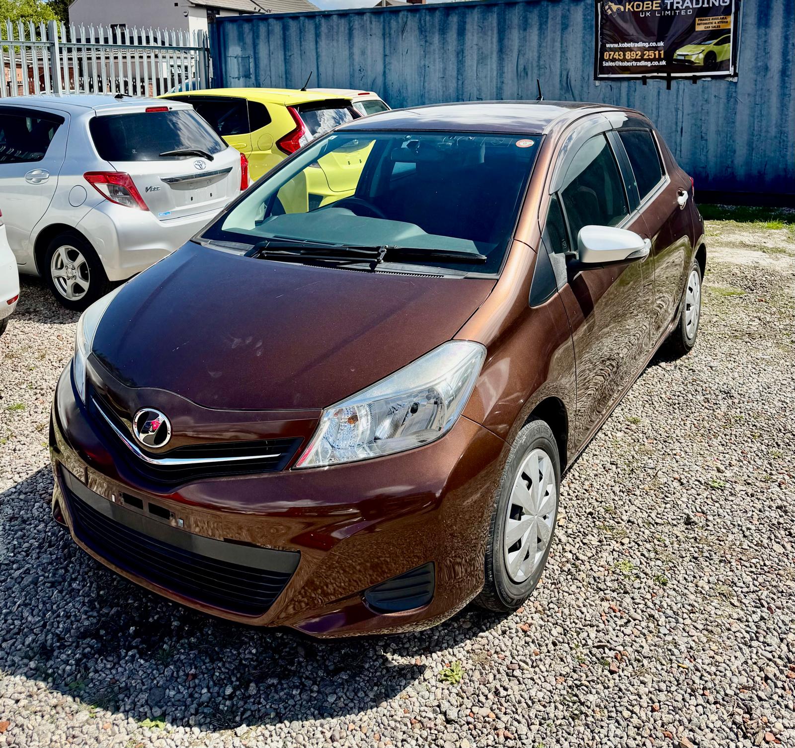 2014 Toyota Yaris/ Vitz 1.0 Liter Petrol Automatic – 5 Doors – Brown